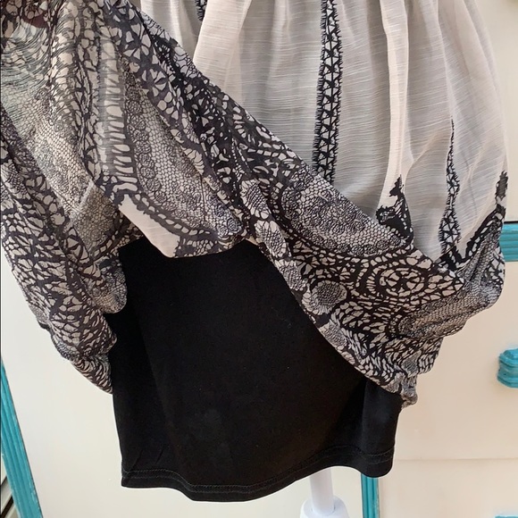 American Rag Boho Mini Dress, Sparkly Sequin Festival Dress, Lace Patterned - Picture 7 of 8